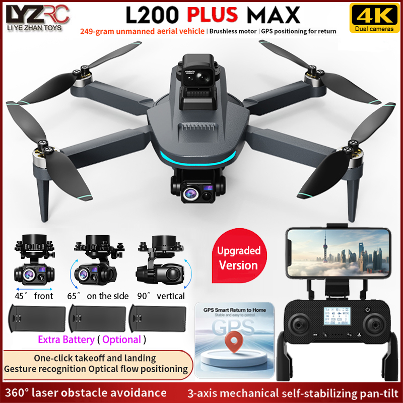 NEW L200 PLUS MAX GPS Drone 5G - đánh giá và giá Fpv Drone Charger